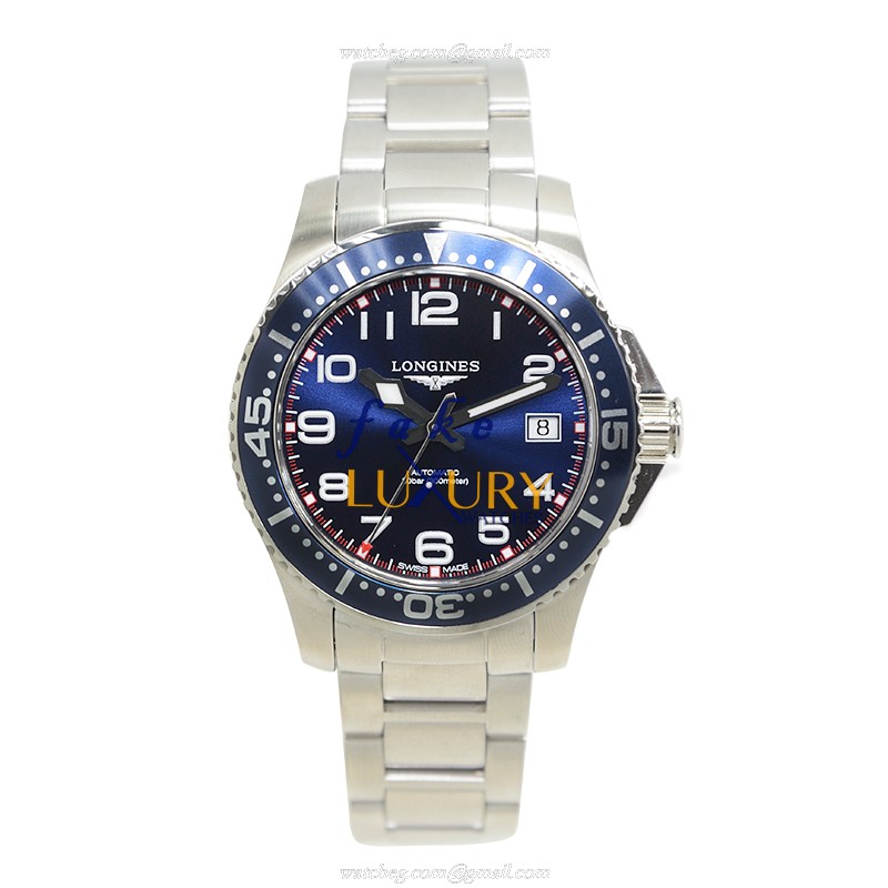 Longines L3.694.4.03.6 CONQUEST Automatic | Stainless Steel | Blue Dial | Silver Strap Replica Watch - Image 2