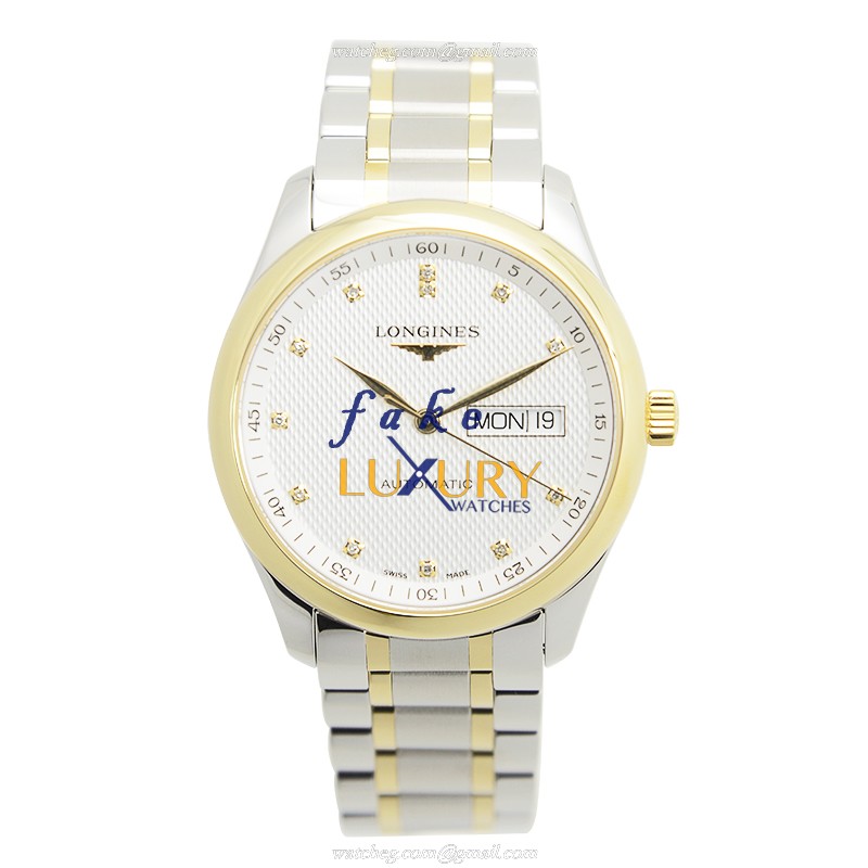 Longines L2.755.5.77.7 Master Auto 18kt Yellow Gold - Ceramic Bezel - Swiss Movement - Replica Watch - Image 2