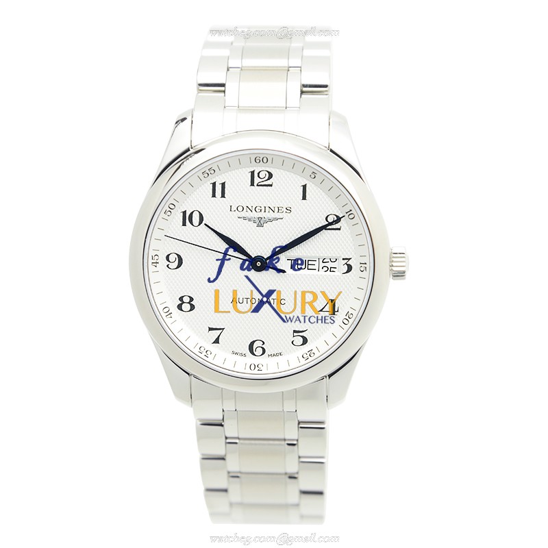 Longines Master Collection L2.755.4.78.6 Replica Watch, Automatic Movement, White Dial, Steel - Image 2