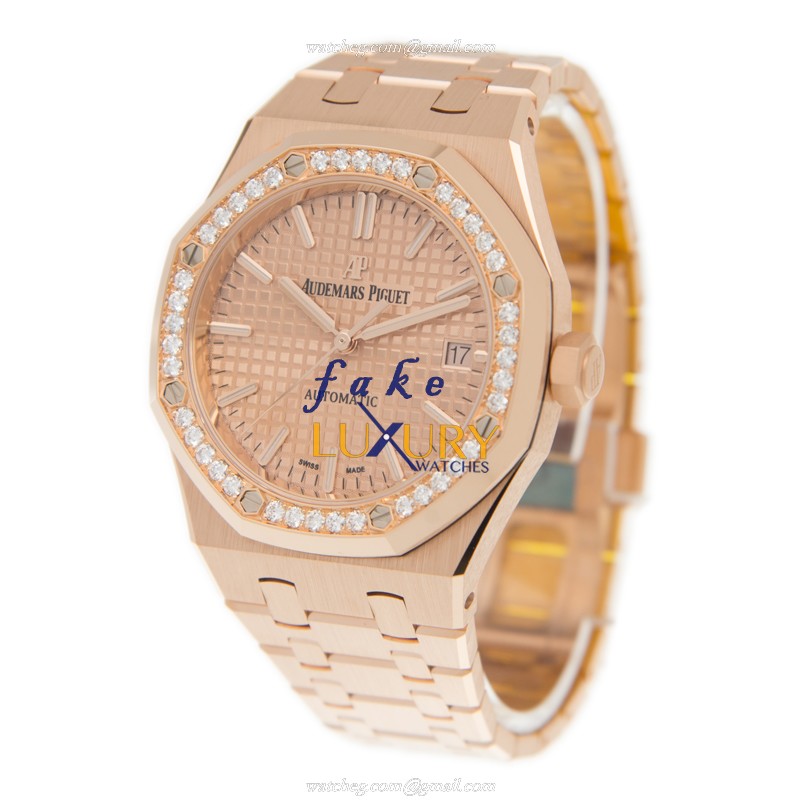 Brand Model 15451OR.ZZ.1256OR.03 ROYAL OAK Replica Watch, Automatic Movement, 18kt Rose Gold Case - Image 3