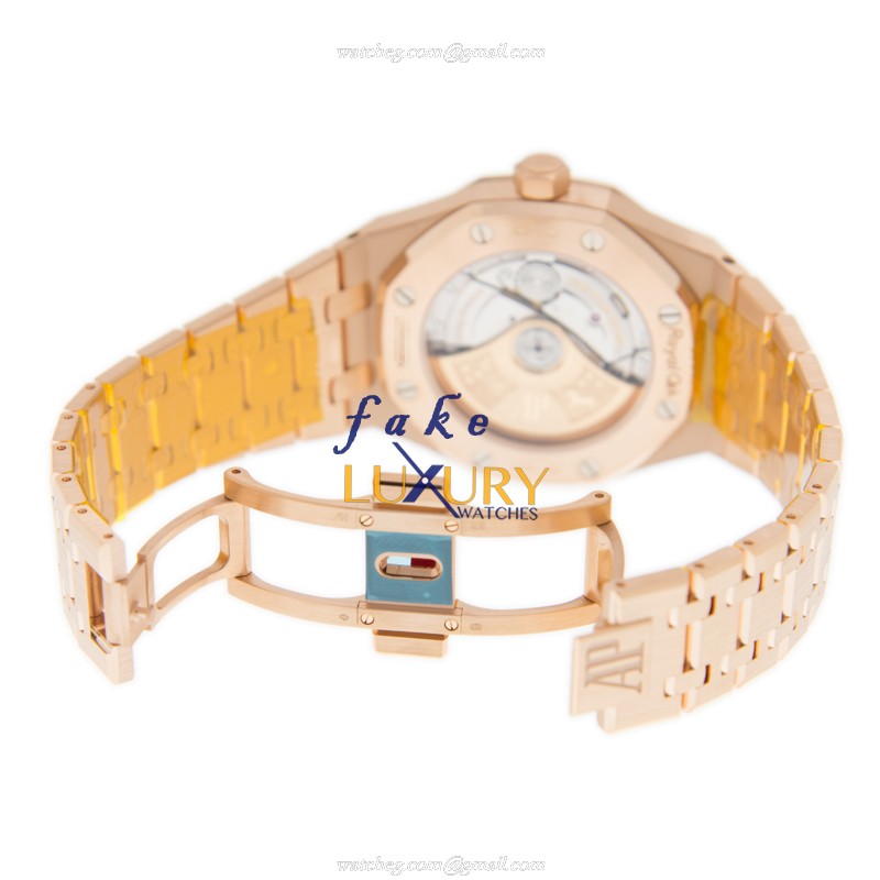 Brand Model 15451OR.ZZ.1256OR.03 ROYAL OAK Replica Watch, Automatic Movement, 18kt Rose Gold Case - Image 5