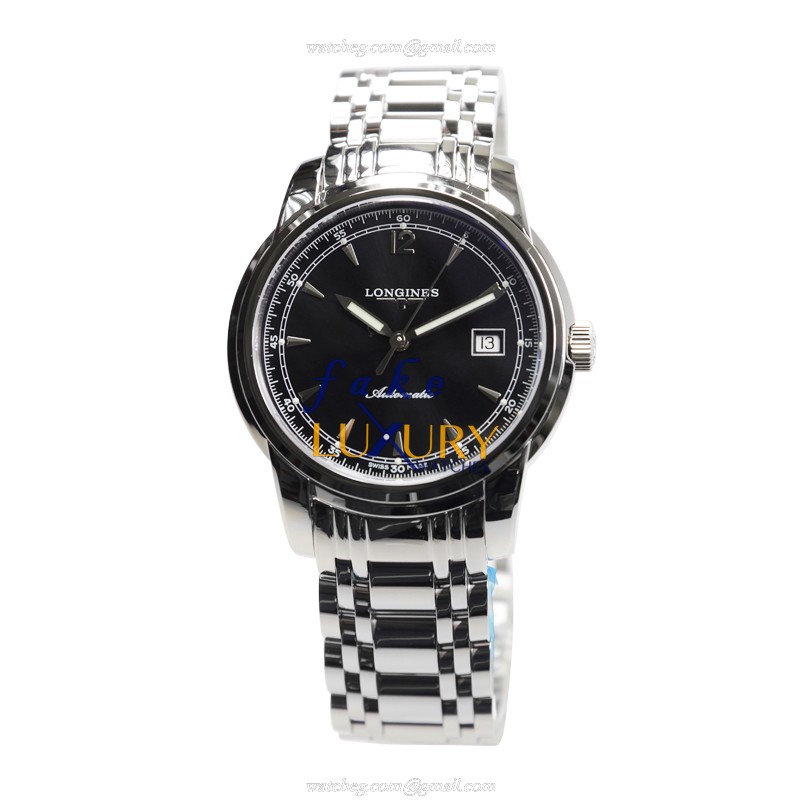Longines L2.766.4.59.6 Saint Imier Automatic Black Dial Silver Stainless Steel Replica Watch - Image 2