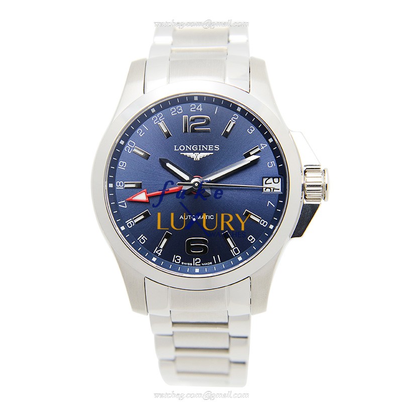 Longines Conquest Automatic Blue Dial L3.687.4.99.6 Stainless Steel Replica Watch - Image 2