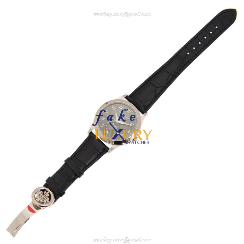 Patek Philippe 5396G-014 Replica Watch, Automatic, Gray Dial, 18kt White Gold Case, Alligator Strap - Image 2