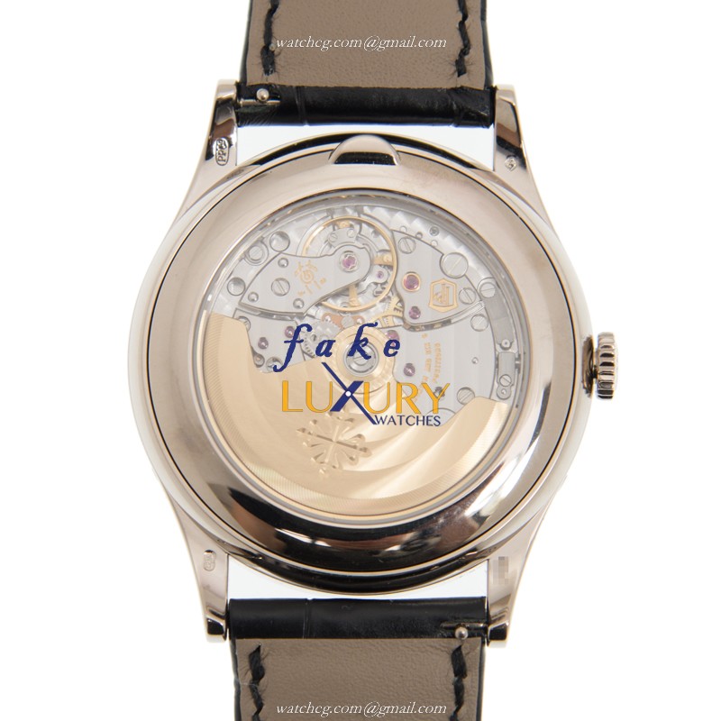 Patek Philippe 5396G-014 Replica Watch, Automatic, Gray Dial, 18kt White Gold Case, Alligator Strap - Image 3