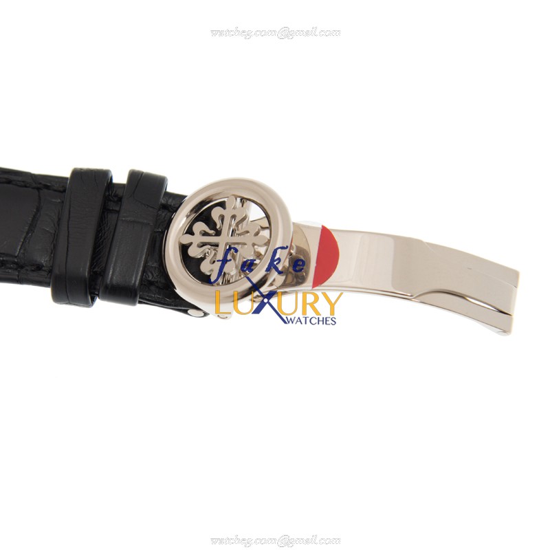 Patek Philippe 5396G-014 Replica Watch, Automatic, Gray Dial, 18kt White Gold Case, Alligator Strap - Image 4