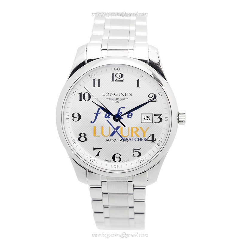 Longines L2.893.4.78.6 Swiss Automatic Movement Replica Watch - 42mm Stainless Steel Case Silver - Image 2