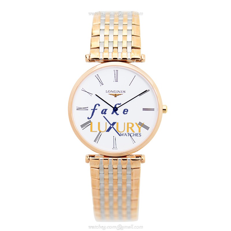 Longines La Grande L4.709.1.91.7 - Replica Watch - Quartz - 33mm PVD Gold - White Dial - Image 2