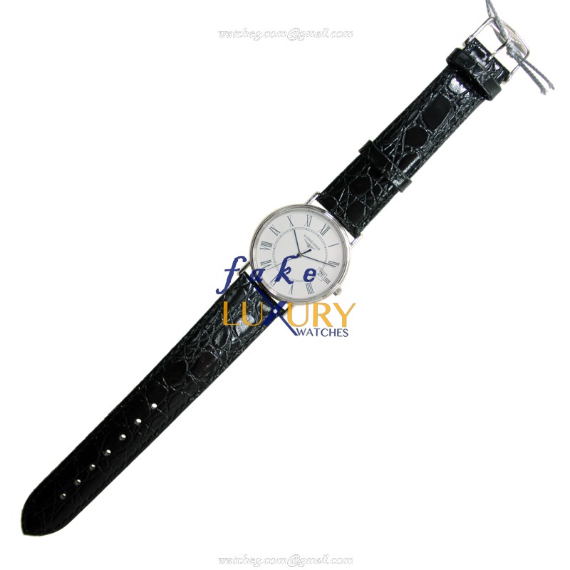 Longines L4.720.4.11.2 - Replica Watch - 0.5KG - Quartz Stainless Steel Case - White Dial Black - Image 2