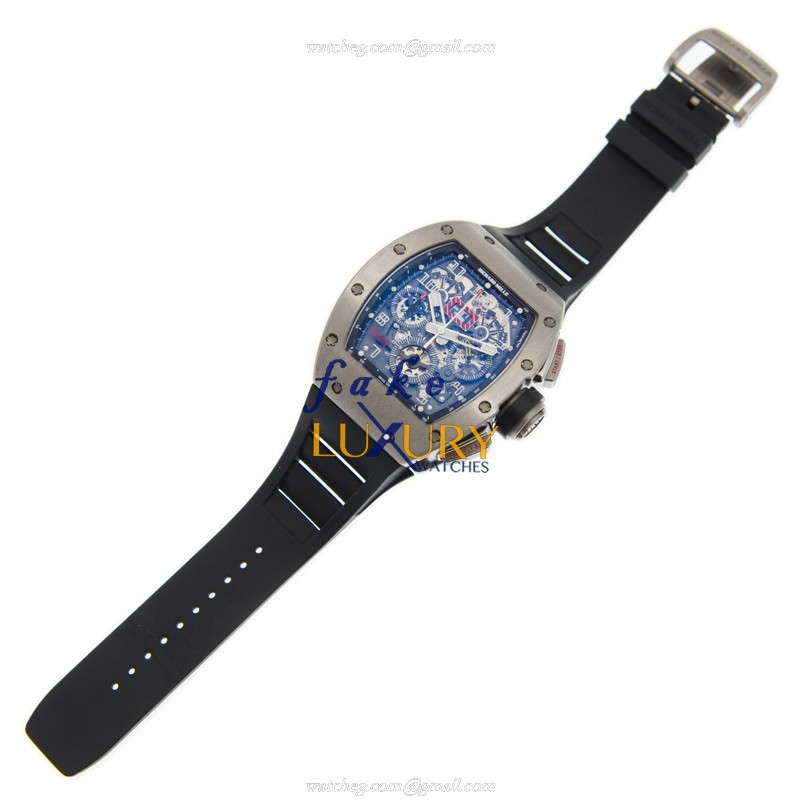 Richard Mille RM011-TI-FELIPE MASSA Replica Watch, Automatic Titanium Case with Black Dial - Image 2