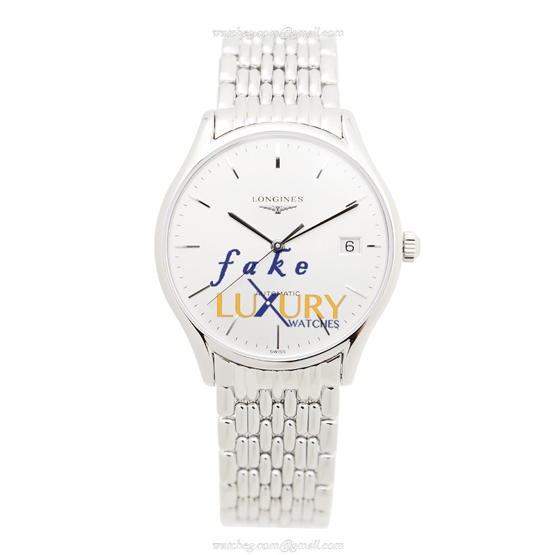 L4.860.4.72.6 - Longines Lyre Replica Watch Automatic Silver Dial Stainless Steel 35mm - Image 2