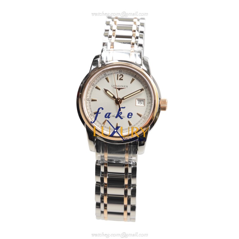 Longines L2.563.5.79.7 SAINT IMIER Automatic 18kt Rose Gold & Steel Replica Watch | 30mm Case - Image 2