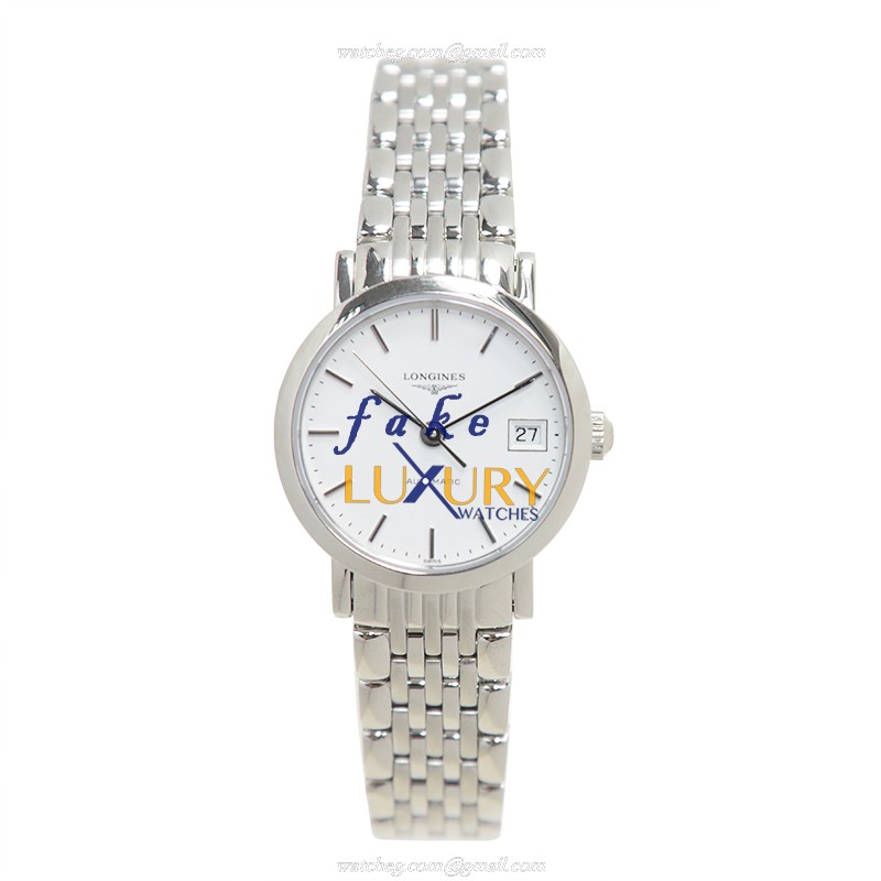 Longines L4.309.4.12.6 Elegant Replica Watch with White Dial Automatic Movement - Image 2