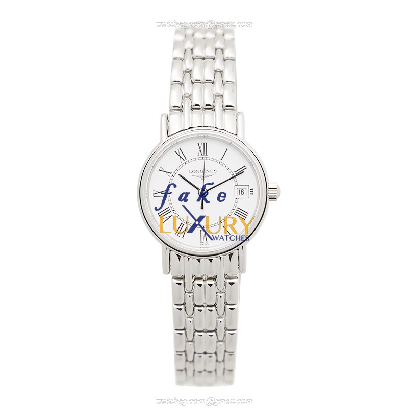 Longines L4.220.4.11.6 PRESENCE Quartz White Dial Silver Stainless Steel Replica Watch - Image 2