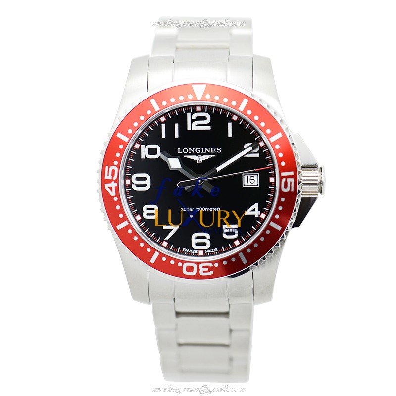 Longines L3.689.4.59.6 - Replica Watch - Black Dial - Quartz - Stainless Steel Bracelet - Image 2