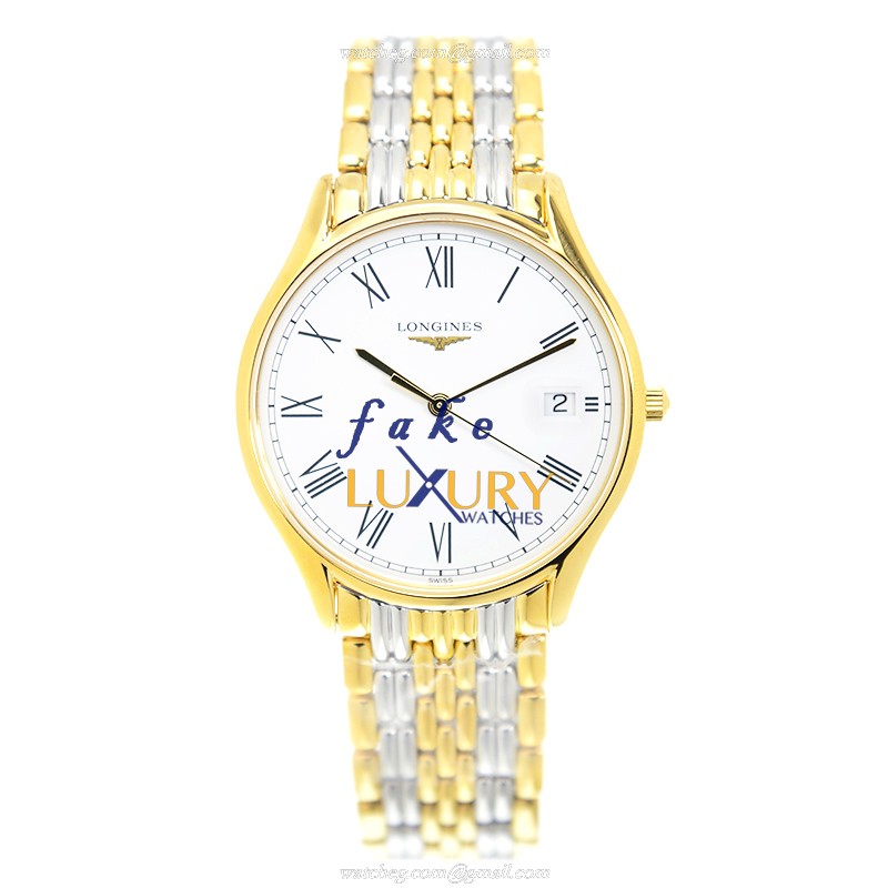 Longines Lyre L4.759.2.11.7 - Replica Watch - Quartz - 34mm Gold-Plated Steel Case - White Dial - Image 2