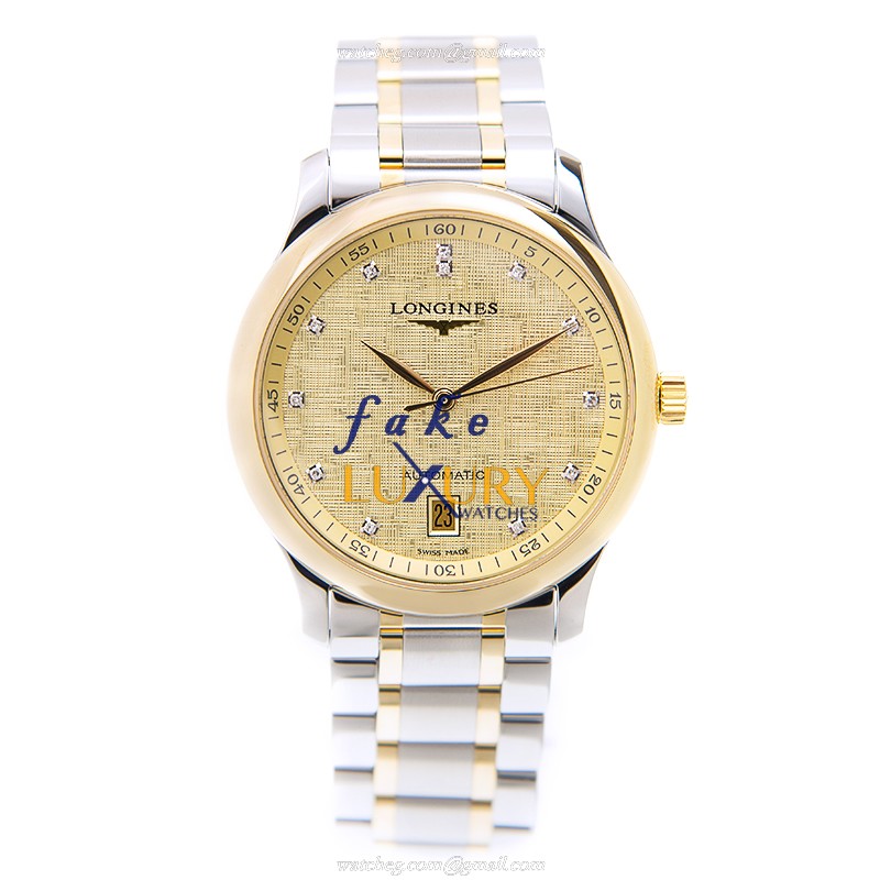 Longines L2.628.5.38.7 | MASTER | Gold Dial | Automatic | Stainless Steel | Replica Watch - Image 2