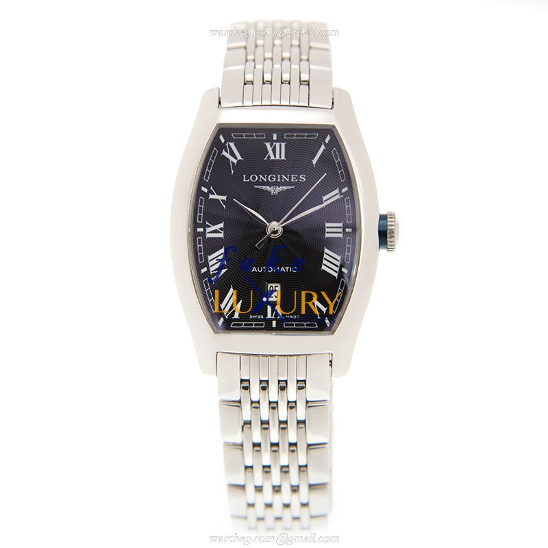 Longines L2.142.4.51.6 Replica Watch, Automatic, Black Dial, Steel Case & Bracelet, 30mm - Image 2