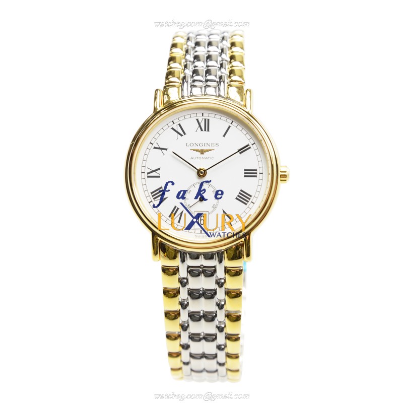 Longines L4.804.2.11.7 PRESENCE Automatic Gold-Plated & Stainless Steel  Replica Watches - Image 2