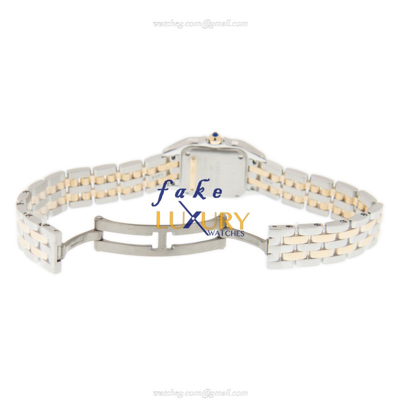 Cartier Panthere De Cartier W2PN0006 Replica Watch, Quartz Movement, White Dial, 22mm 18kt Gold & - Image 5