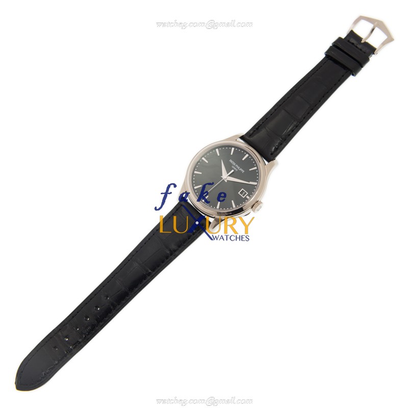 Patek Philippe Calatrava 5227G-010 Automatic 18kt White Gold Silver Dial Replica Watch - Image 2