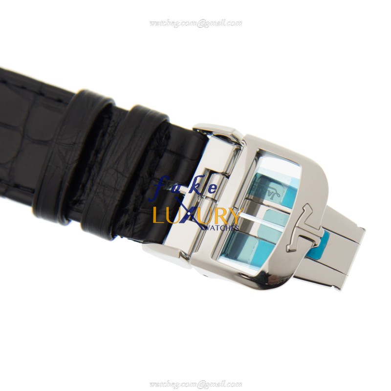 Jaeger-Lecoultre Q3848420 REVERSO Manual Wind Stainless Steel Case White Dial Black Strap Replica - Image 4