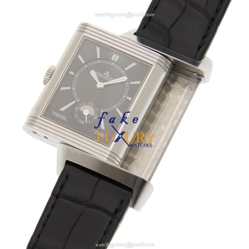 Jaeger-Lecoultre Q3848420 REVERSO Manual Wind Stainless Steel Case White Dial Black Strap Replica - Image 5
