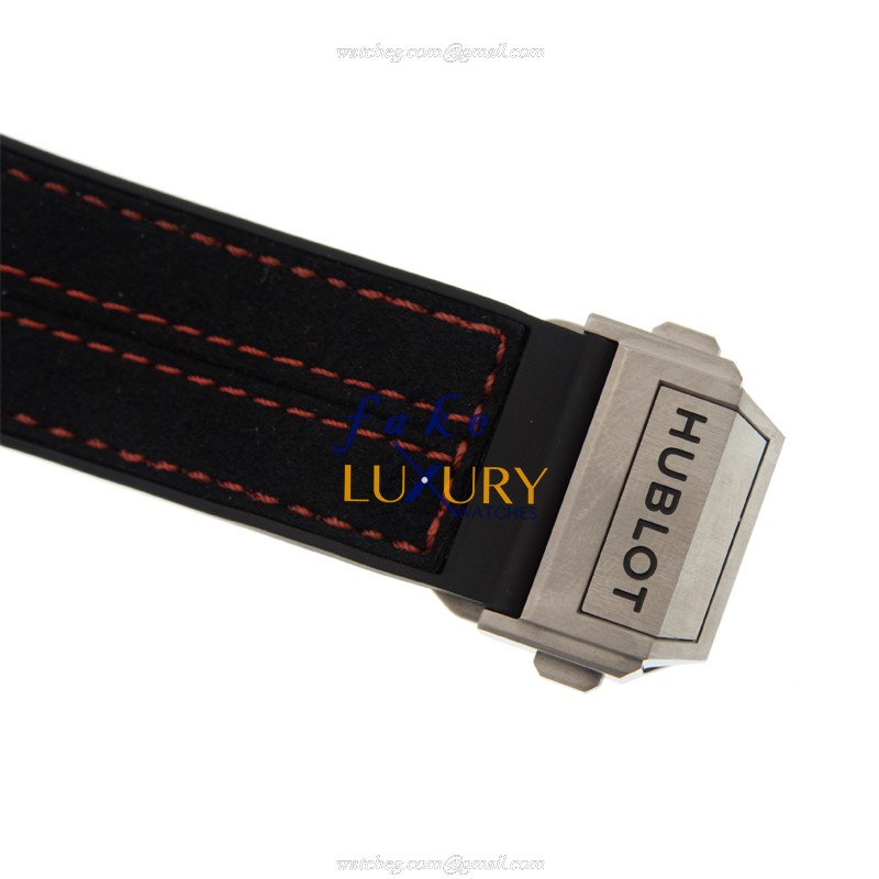 Hublot 402.NX.0123.WR BIG BANG Auto Titanium Replica Watch - Swiss Movement, Black Dial, Rubber - Image 4