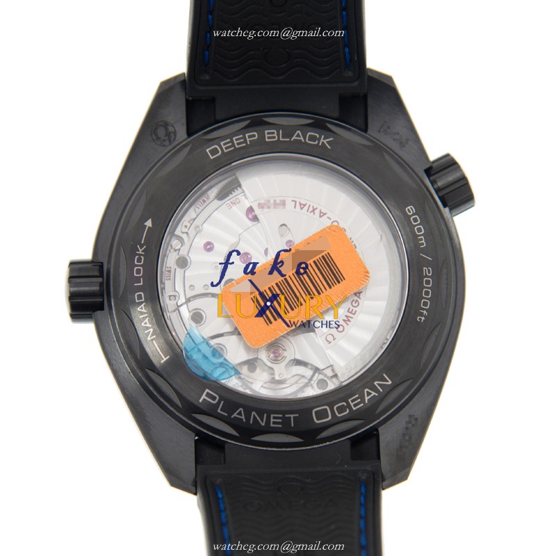 Omega Seamaster 215.92.46.22.01.002 - Automatic - Black Dial - Ceramic - Rubber Strap - Replica - Image 3