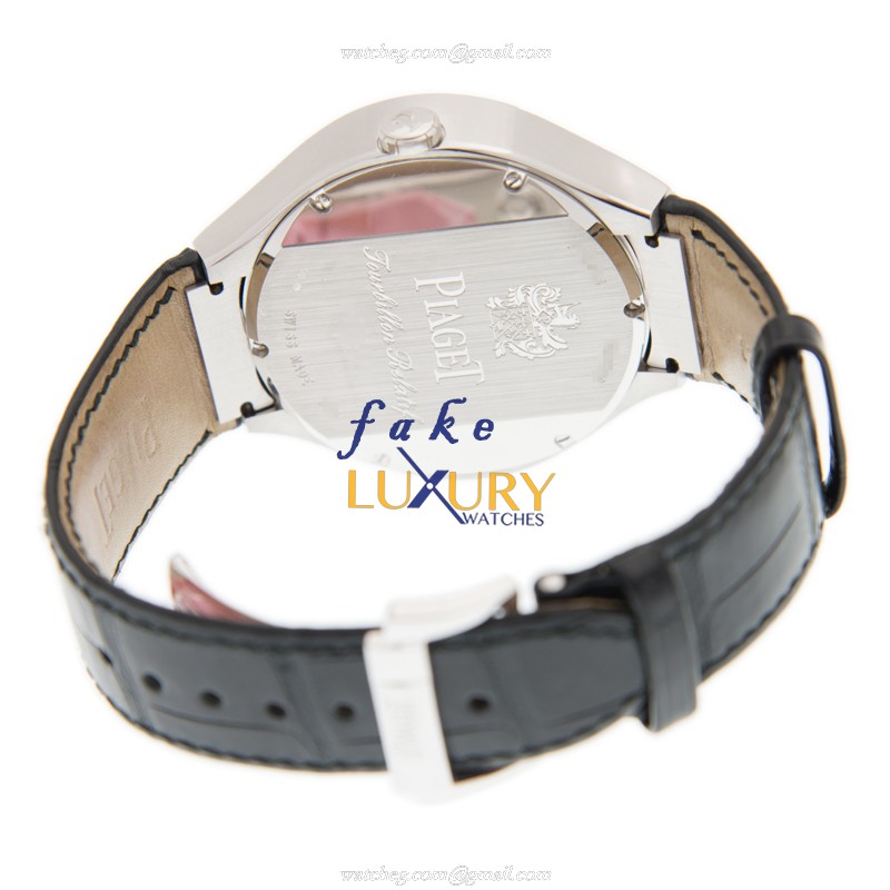 G0A31148 - Piaget Polo Replica Watch - Manual Wind 18kt White Gold Diamond Silver Dial - Image 4