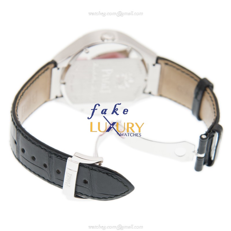 G0A31148 - Piaget Polo Replica Watch - Manual Wind 18kt White Gold Diamond Silver Dial - Image 5