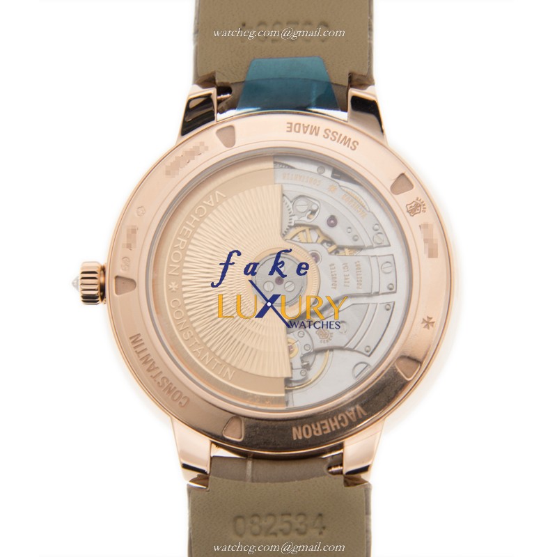 85515/000R-9840 - Vacheron Constantin Patrimony Traditionelle Replica Watch - Rose Gold Diamonds - Image 3