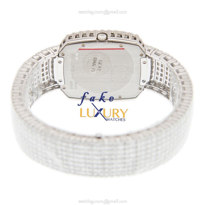 Piaget G0A32145 Replica Watch, Silver Dial, 18kt White Gold & Diamond Case, Automatic - Image 4