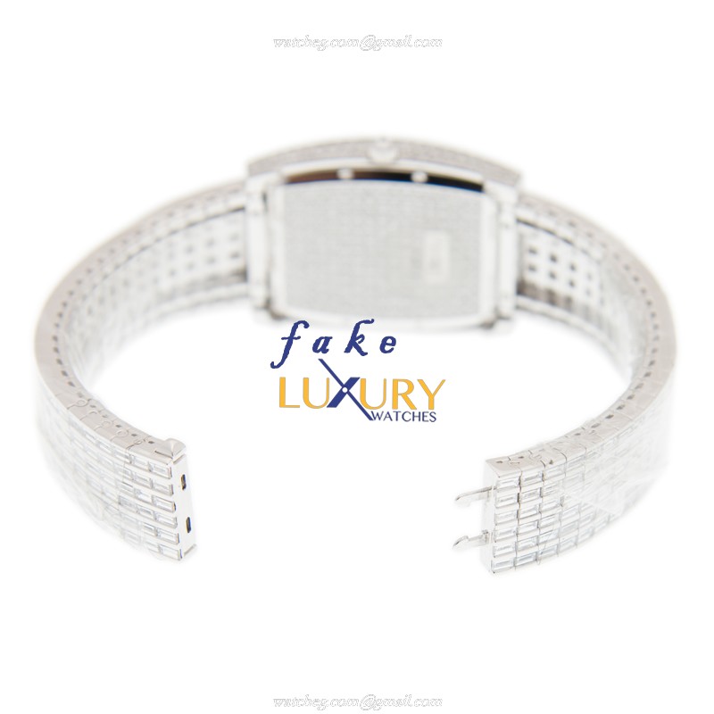 Piaget G0A31054 Replica Watch, Limelight Quartz, 28mm Silver Dial, 18kt White Gold & Diamond Case - Image 5