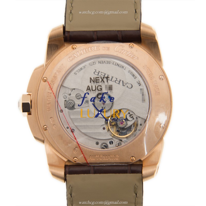 Cartier Calibre de Cartier WF100013 Automatic 18kt Rose Gold Diamonds | WF100013 | Automatic | Rose - Image 3