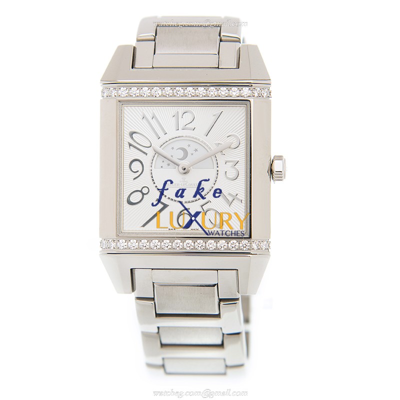 Jaeger-Lecoultre Q7058130 REVERSO Auto Stainless Steel Case White Dial Replica Watch - Image 2