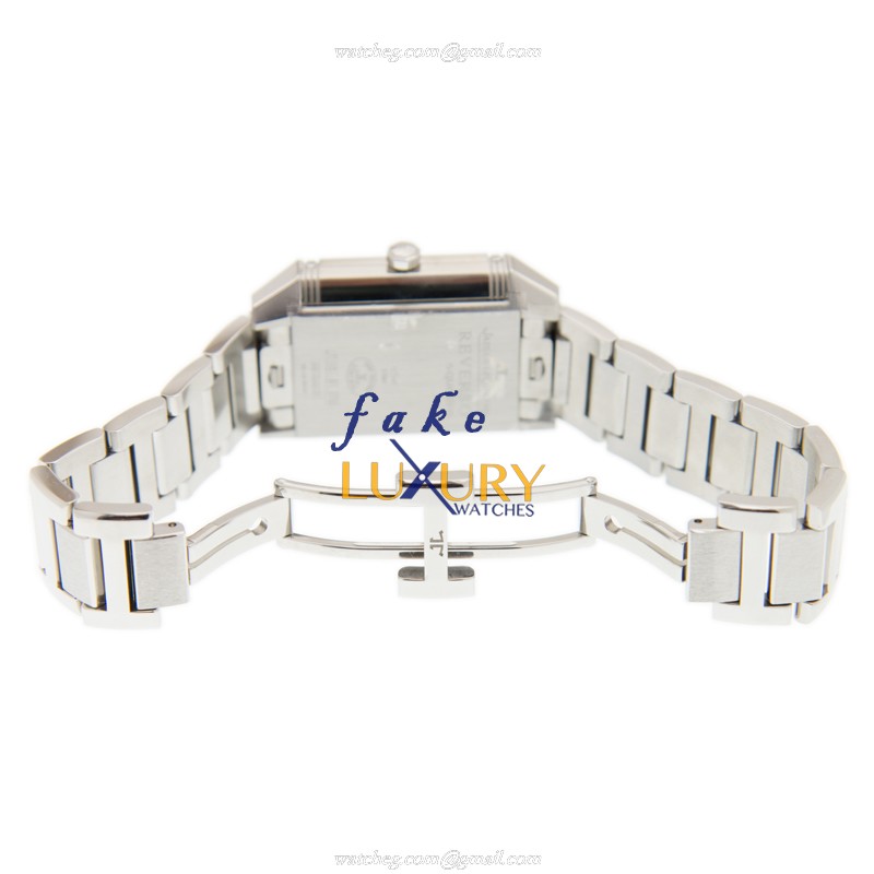 Jaeger-Lecoultre Q7058130 REVERSO Auto Stainless Steel Case White Dial Replica Watch - Image 5