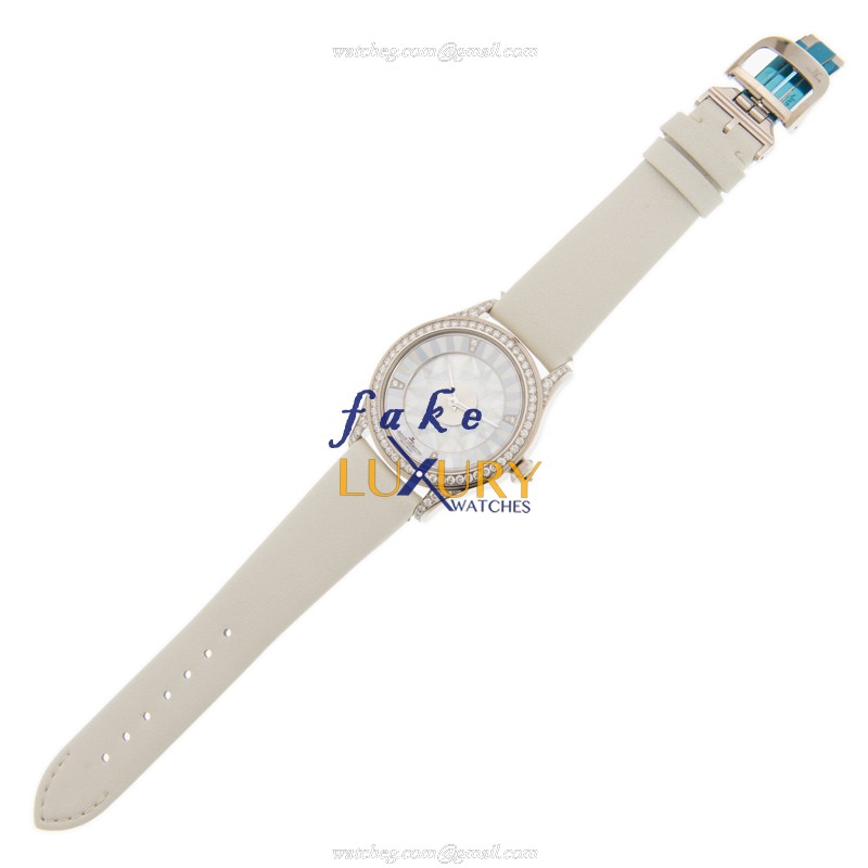 Jaeger-Lecoultre Q12034S8 Automatic 18kt White Gold Diamond Bezel Replica Watch - Image 2