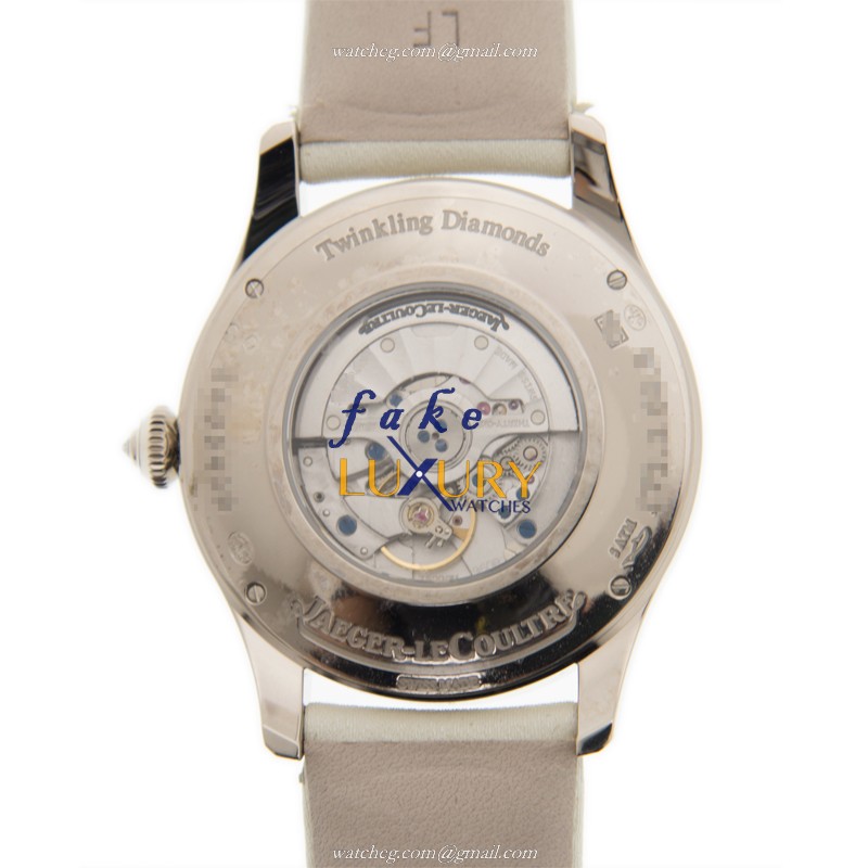 Jaeger-Lecoultre Q12034S8 Automatic 18kt White Gold Diamond Bezel Replica Watch - Image 3