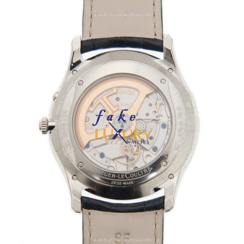 Jaeger-Lecoultre Q1378480 Master Ultra Thin Automatic Stainless Steel Replica Watch - Blue Dial & - Image 3