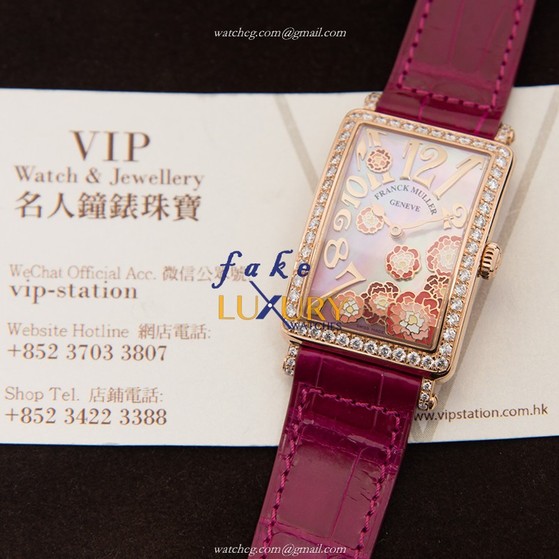 Franck Muller 952 QZ REL MOP RG D 1R 5N - Replica Watch - White Dial - Quartz - 26mm Rose Gold - Image 5