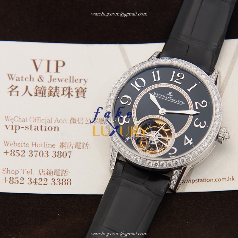 -99001 - Jaeger-Lecoultre Q34134E4 RENDEZ VOUS Automatic 18kt White Gold Diamond Replica Watch - Image 5