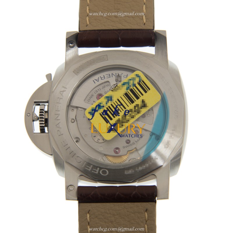 Panerai PAM01320 Luminor Replica Watch With Automatic Movement, Black Dial, 44mm Steel Case - Image 3