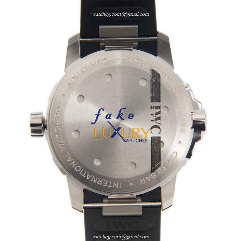 IWC IW329001 Aquatimer Replica Watch, Automatic Movement, Black Dial, Steel Case - Image 3