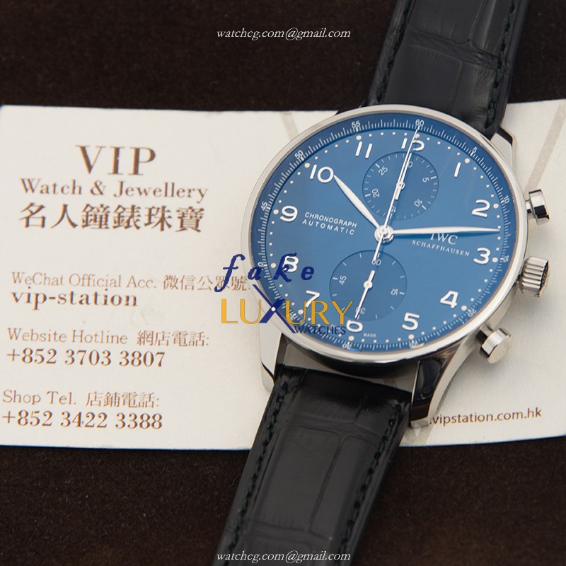 IW371491 - IWC Portuguese Replica Watch Automatic Blue Dial Stainless Steel - Image 5