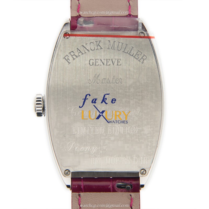 Franck Muller Cintree Curvex 2852 QZ REL MOP RS D 1RAC Quartz White Mother of Pearl Dial Replica - Image 3