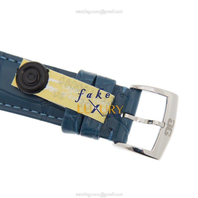 Glashutte 1-90-12-03-12-02 PANO Replica Watch - Blue Dial - Automatic - Steel Case - Alligator Strap - Image 4