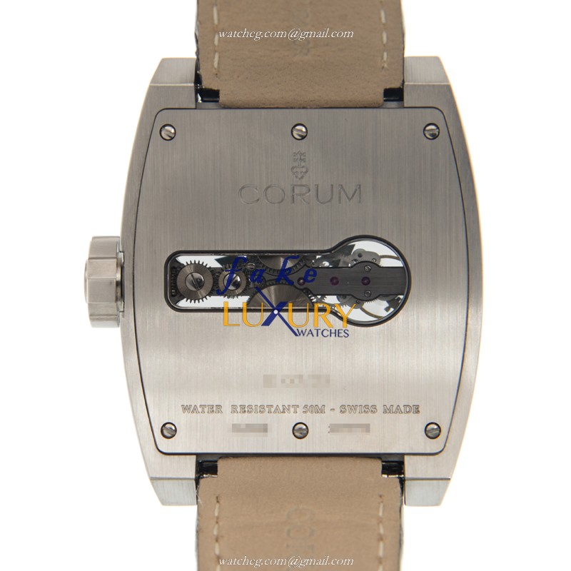 Corum 022.702.04/0F81 0000 BRIDGE Manual Wind Titanium Transparent Skull Replica Watch - Image 3