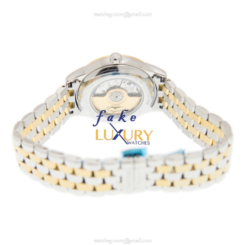 L4.374.3.37.7 - Longines Flagship Replica Watch - Automatic PVD Gold Case Gold Dial Two Tone - Image 4