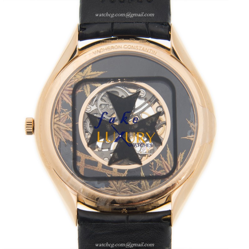 Vacheron Constantin 33222/000R-9704 Replica Watch, Manual Wind, Brown Dial, 18kt Rose Gold Case - Image 3